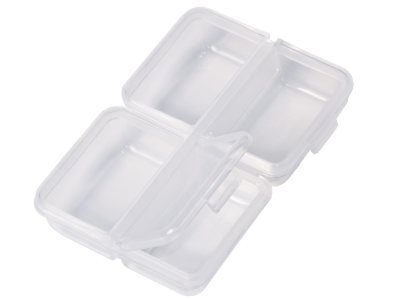 4 ячейки) (Коробка рыболовная Meiho FB-4 Fly Box -95х68х18мм, 4 ячейки -293