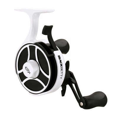 Катушка 13 Fishing Black Betty FreeFall Ghost Ice Reel - 2.5:1 Gear Ratio w/ NEW Line Window- Left Hand (2956)